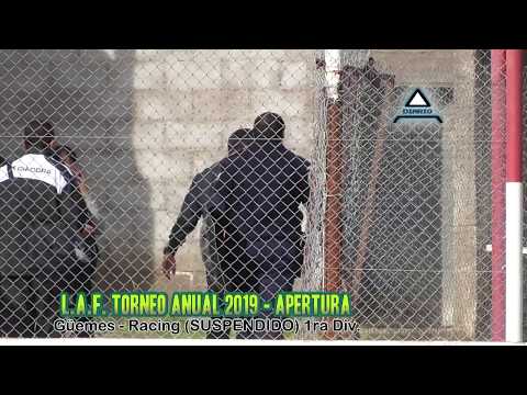 Güemes - Racing (LAF - Apertura 2019) - fecha 3 SUSPENDIDO
