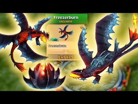 FREEZERBURN - Max Level 175 — New Exclusive Singetail Showcase | Dragons: Rise of Berk