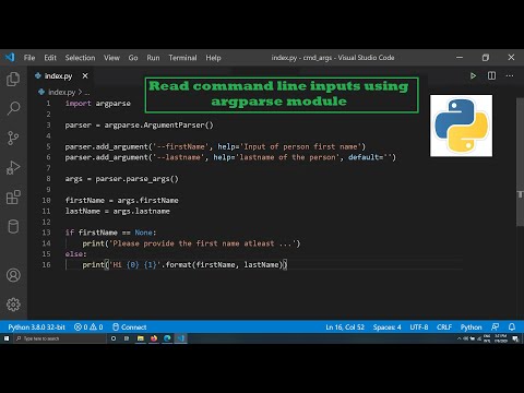 Read Named Command Line Inputs In Python With Argparse Module Taming Python Skill