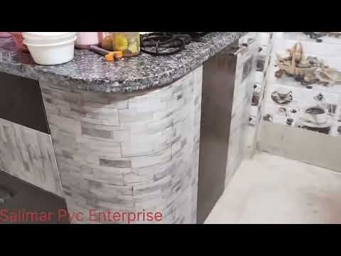 Pvc modular kitchen cabinet