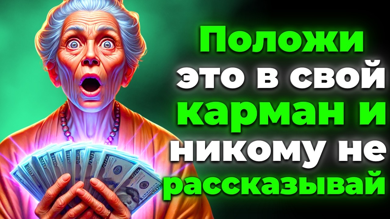 Если вы положите ЭТО в карман, ваши проблемы с ДЕНЬГАМИ закончатся | Закон Притяжения