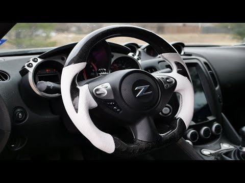 370Z Carbon Fiber Steering Wheel - Install & Review