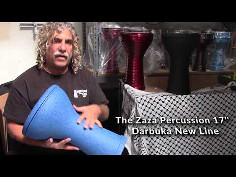 Frank Lazzaro Demonstrates The New Line of 17'' Darbukas From ZAZA Percussion.