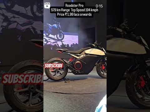 ola roadster pro 579 km range $1.99 lacs onwards 194 kmph top speed 16 kWh battery pack #olaelectric