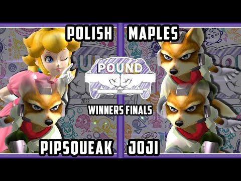 Pound 2022 Winners Finals - Maples & JOJI Vs. Pipsqueak & Polish - SSBM Smash Melee Tournament