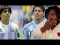 Lionel Messi vs Diego Maradona ● Similar Goals Compilation ● REACTION!!!