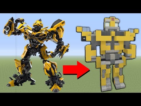 Minecraft Tutorial: How To Make BumbleBee In Minecraft Bumblebee (2018)