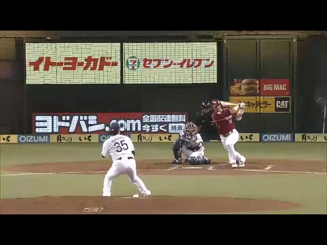 【2回表】イーグルス・嶋 先制機見逃がさずレフトへタイムリーヒット!! 2015/5/22 L-E