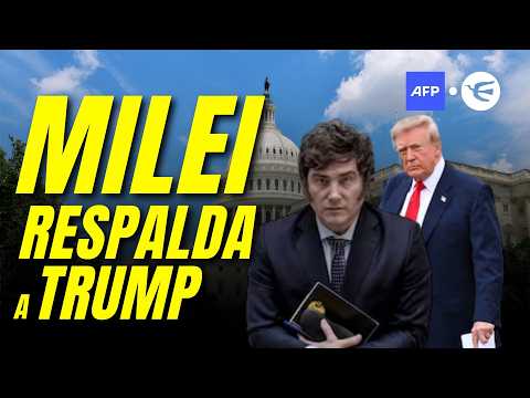 Javier Milei speaks in Washington about Donald Trump and US politics