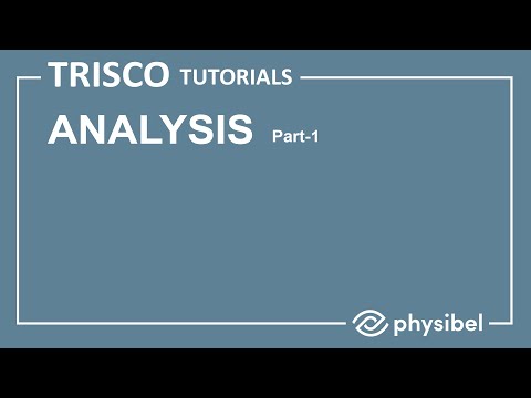Physibel TRISCO Tutorials : Analysis Part 1 (Graphic output & Text output)