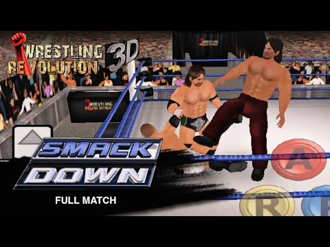 FULL MATCH - Triple H vs. Khali vs. Kozlov: SmackDown, Jan. 30, 2009 | Wrestling Revolution 3D
