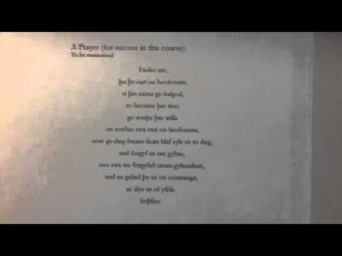 Fæder ure (Our Father in Old English)