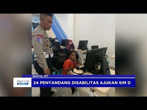 SATLANTAS POLRES BANTUL LAYANI PERMOHONAN SIM DISABILITAS