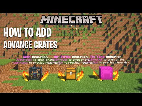 Get Free Animated Crates Now! Minecraft Server Trick