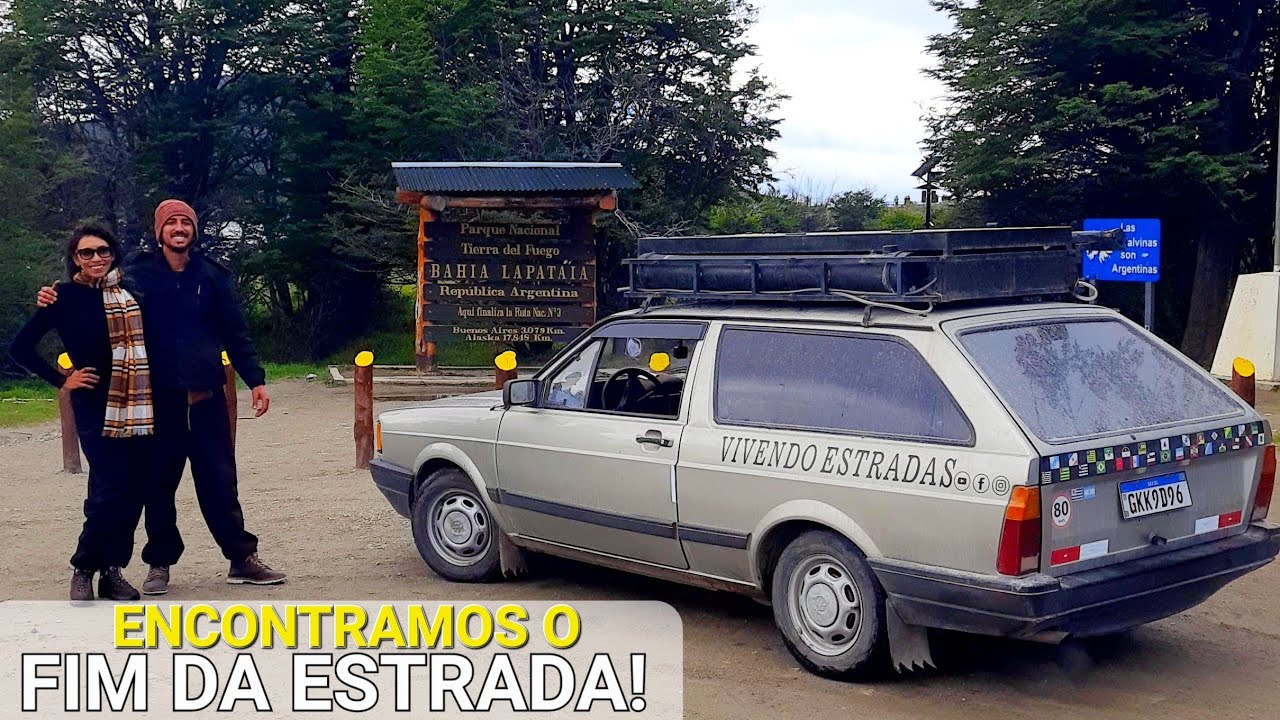 Officially at the End of the World with our Car