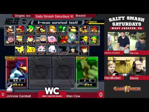 Salty Smash Saturdays XI - Singles - Losers Round 1 - Jonny Gamble vs ManKow