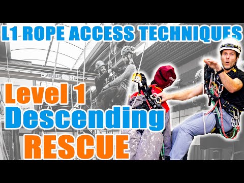 Rope Access Rescue - IRATA Level 1 Descending Rescue