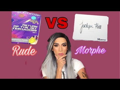 Rude vs Morphe! Cual es mejor? Es una copia barata?| Jhoan Bonilla