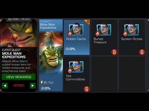 Marvel: Contest of Champions - Mole Man Expeditions Event Quest [Story]