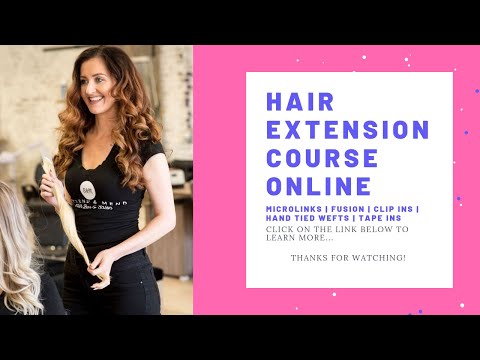 Hair Extension Course Online Sale $24.95