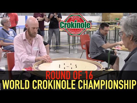2023 World Crokinole Championship - Round of 16 - Conrad v Hutchinson