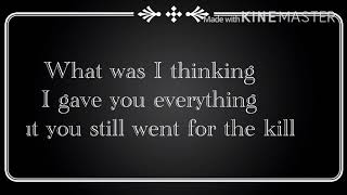 can&#39;t let go ADELE LYRICS