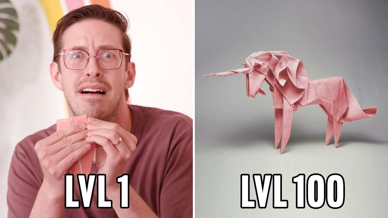 We Tried 100 Levels Of Origami