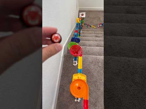 Long marble rush #marblerush #marblerun #satisfyingvideo #satisfying #asmr #marble #ideas #dominoes