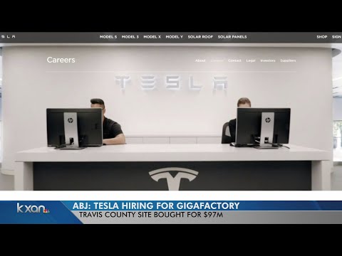 Tesla hiring for Austin's gigafactory