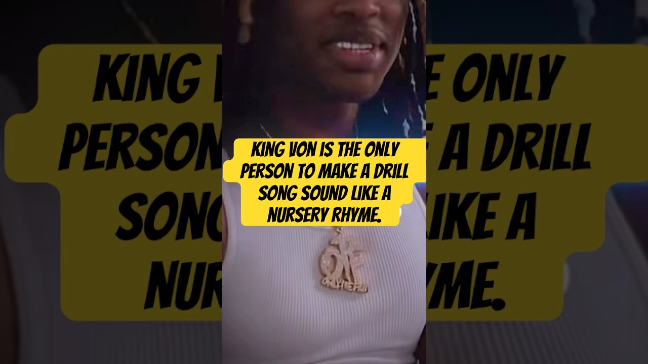 King Von is the only person to make a drill song sound like a nursery rhyme. #kingvon #oblock