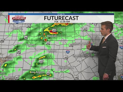 Tuesday, May 11, 2021: Rain and thunderstorms likely with cloudy skies and cool temperatures