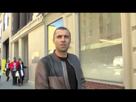 Liam Gallagher in Manhattan Supreme Court on 5th May 2014