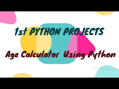 Python Projects For Beginners In Hindi Age Calculator Using Python