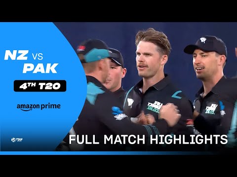 NZ vs PAK 4th T20I - Cricket Highlights | Prime Video India