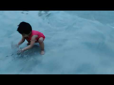 Dishita Kamboj enjoying with sand on beach at ANDAMAN NICOBAR ISLAND