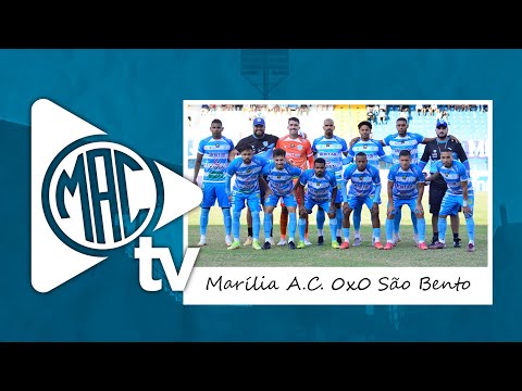 BASTIDORES | Marília AC 0x0 São Bento