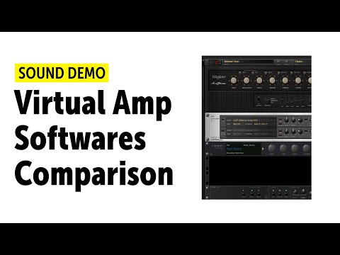 The Best Amp Simulation Softwares - Part 2 - Sound Demo (no talking)