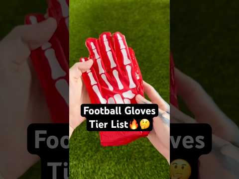 BEST and WORST Football Gloves Tier List!