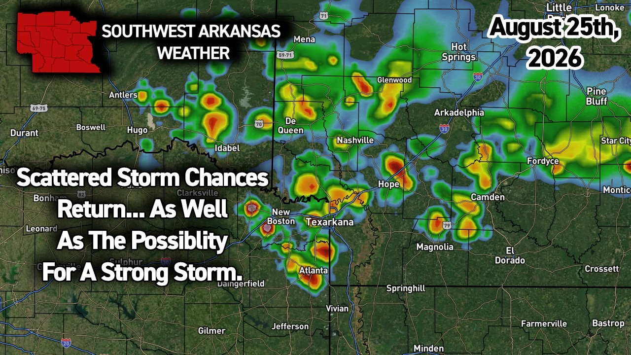 More Scattered Storms & Some Severe Storms Possible?