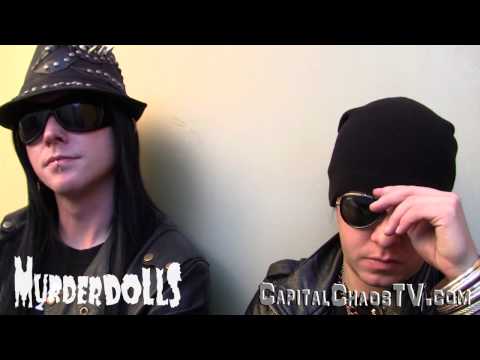 Murderdolls (interview with Joey Jordison and Wednesday 13) CAPITAL CHAOS TV