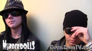 Murderdolls (interview with Joey Jordison and Wednesday 13) CAPITAL CHAOS TV