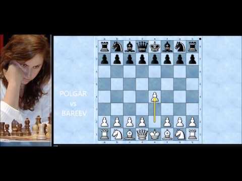Ubojiti napad ženskog Velemajstora  - POLGAR vs BAREEV - Caro-Kann  # 1038