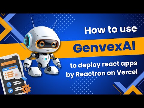 Deploy React Apps by Reactron to Vercel