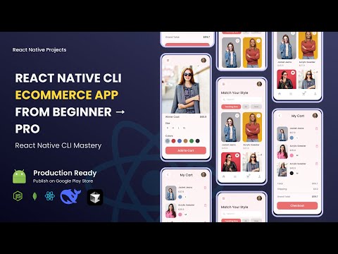 Master React Native CLI in 2025 | Build a Full Ecommerce App from Scratch