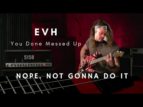 EVH 5150 Iconic Video! Yikes!!