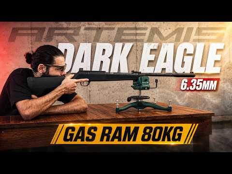 Review Artemis Dark Eagle 6.35mm  Carabina Gas RAM 80 kg