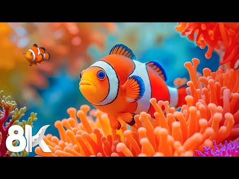 Deep Sea Life 8K and Tranquil Ocean Views