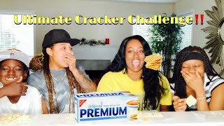 Ultimate Saltine Cracker Challenge! (The kids exploded 😂)