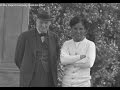 Charlie Chaplin And Winston Churchill On The Set Of City Lights Behind The Scenes Archival Footage