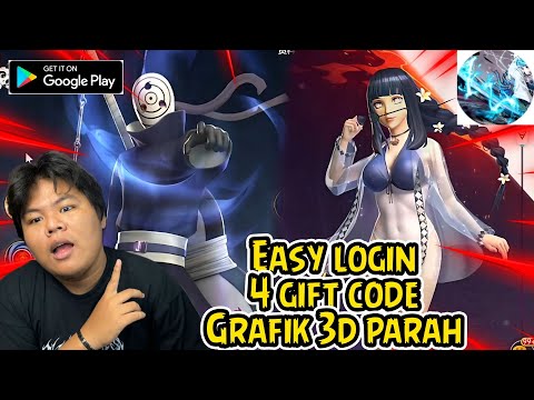 MENCOBA REVIEW DAN GACHA GAME NARUTO 3D REALISTIC PERTAMA DI MOBILE VERSI PLAY STORE DAN  4 GIFTCODE